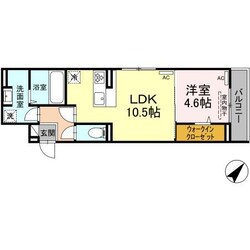 D-residence多治米N（D)の物件間取画像